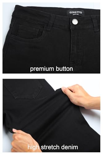 GINGTTO Men's Ripped Jeans Slim Fit Skinny Stretch Jeans Pants - Image 6