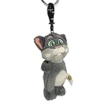 Talking Tom and Friends Kids Key Ring - 6 Inch Cute Plush Talking Tom Stuffed Animal Cat Plush Toy / Kids Backpack Key Chain Kids Keyring (Tom)
