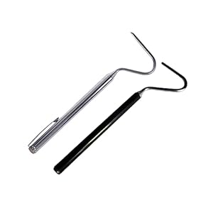 Chengchengjin 2x Ausziehbarer Schlangenhaken Reptilienfang