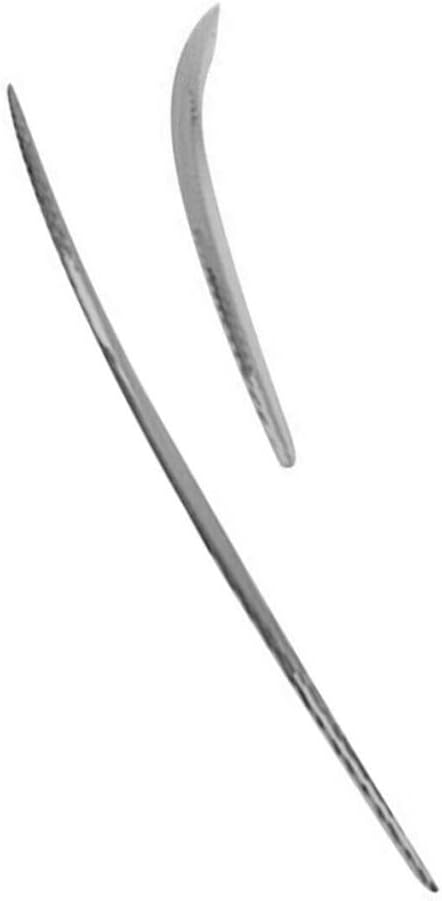 for Buick Allure 2007 2008 Bumper Cover Molding Driver and Passenger Side | Pair | Front | Chrome | Made of Plastic | Replacement for GM1046101, GM1047101 | 15276878, 15276879