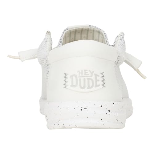 image for HEYDUDE Wally Stretch Sox Storm White Size 10, Men’s Shoes, Slip-on 