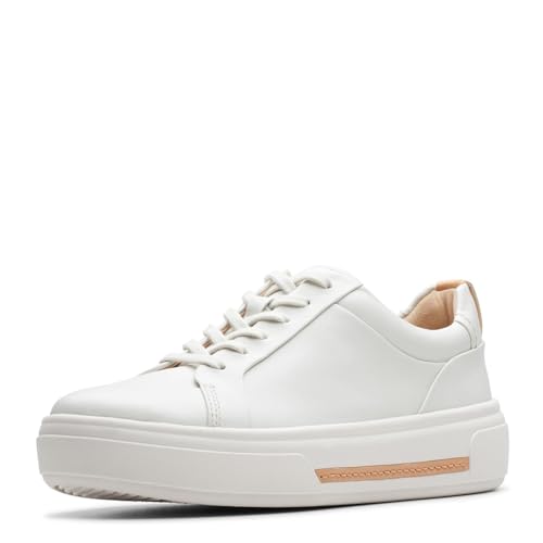 Clarks Women's Hollyhock Walk Off White Leather 8.5 M