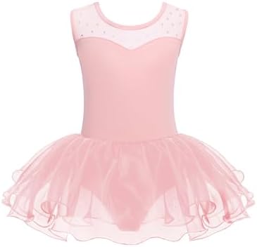 Zaclotre Girls Ballet Leotards with Skirt Ballerina Outfits Dance Costumes