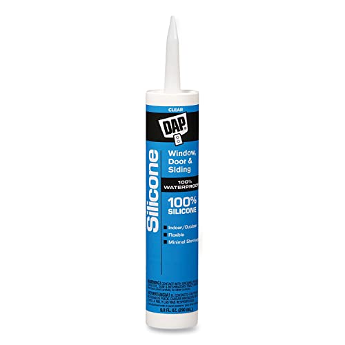 Image of Dap 08641 Dap 9.8 oz Clear Window, Door & Siding Silicone Rubber Seal