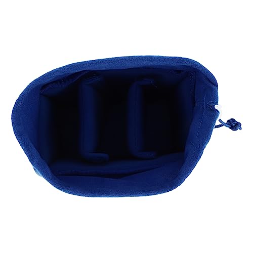 Housoutil Shockproof Liner Bag Neoprene Digital Camera Pouch Storage for Camera and Accessories Portable Velvet Inner Black