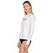 Hurley Rash Guard for Women, Womens Rash Guard Long Sleeve Shirts, Rashguard Swim Shirt Women UPF 50+ SPF & UV Protection White