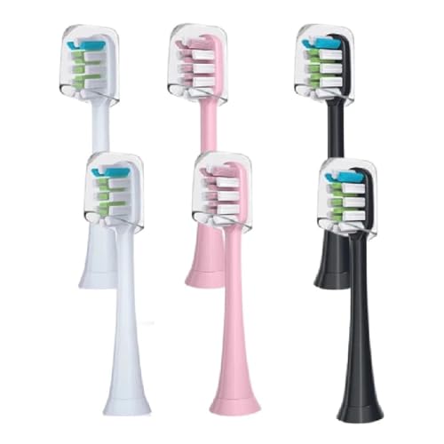 6 �̌݊��� Xiaomi SOOCAS X3 X5 X3U X1 V1 V2 �N���[���u���V�w�b�h�����w�b�h�щ��g�d�C�m�Y���h�o�L���b�v�t��(6PCS (3 colors))