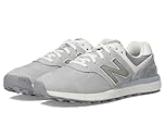 New Balance Women's 574 Greens V2 Golf Shoe, Light Grey, 7.5