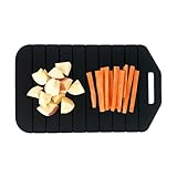 Disposition réversible à deux côtés: avec deux surfaces utilisables, ce tapis de hachage permet aux utilisateurs de séparer les types d'aliments, comme les viandes et les légumes - sur les côtés opposés, la promotion d'une meilleure hygiène et de la réduction de la contamination croisée pendant la préparation des repas