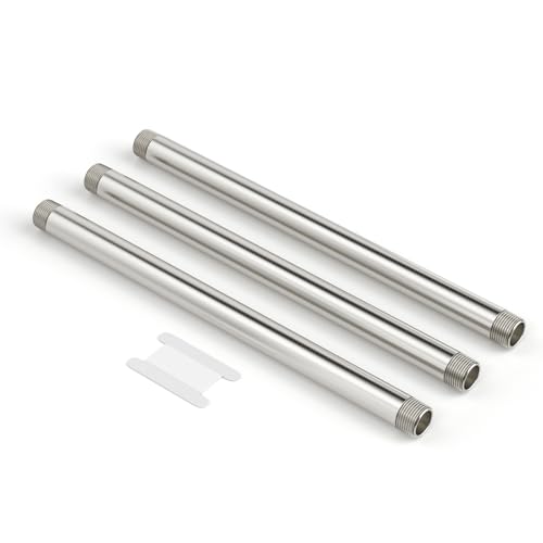 Boquilla de acero inoxidable 304 BSP macho de 2.5 cm TAILONZ PNEUMATIC conector roscado pack de 3 2