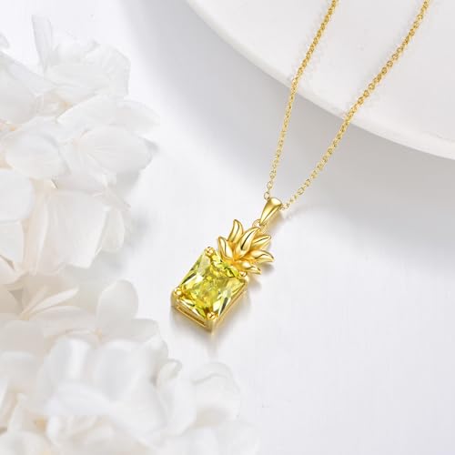 Collier fruit plaqué or et argent 925 VONALA un bijou d'exception - 2