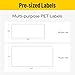 MakeID EP53 Labels, All-Weather PET Label Tape with Ribbon Cartridge for Indoor/Outdoor ID and Equipment Labeling - for EP53 Portable Industrial Label Maker
