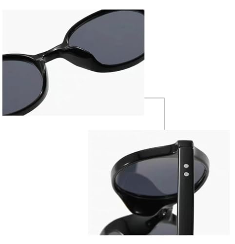 willochra Fashion Retro Small Oval Sunglasses Women Men Rivets Shades Fashion Eyewear Luxury punk Sun Glasses UV400 F273