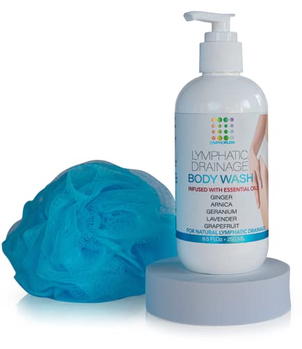Bruizex Lymphatic Drainage Shower Gel: Natural Herbal Body Wash For Healthy Lymph Flow And Body Detox I Excellent After Lymphatic Manual Or Tool Massage, Post Lipo, Bbl, Lymphedema, Lipedema I 8.0Z #TOP6