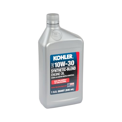Kohler 25 357 05-S Case of 12 Quarts SAE 10W-30 Oil
