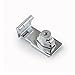 BANGSHOU 90 Degrees Keyed Door Lock Hasp Latch,Twist Knob Keyed Locking Hasp,3 Inch Zinc AlloyTwist Knob Keyed Lock Hasp for Small Doors,Cabinets, Desks (Silver)