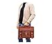 Leather Messenger Bag Shoulder Bag Cross Body Vintage Messenger Bag Satchel Man Purse competible with Ipad and Tablet