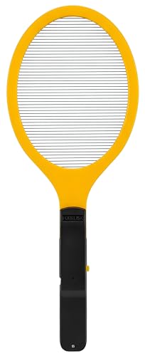Electric Fly Swatter - Bug Zapper - Powerful 2200V Mosquito & Flies Killer, Fly Swatter for Indoors & Outdoors, Handheld Electric Zapper for Home, Kitchen, Camping (2AA Batteries Included)