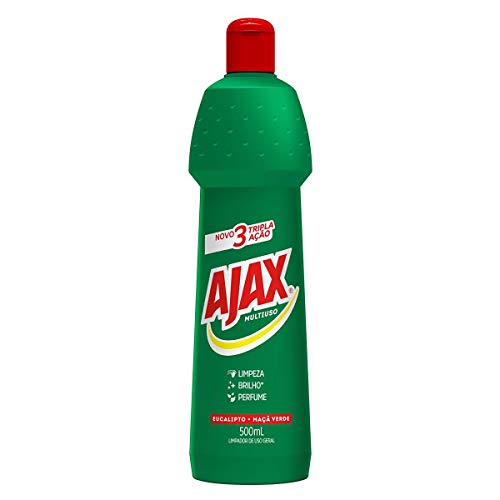 Limpador Diluível Ajax Multiuso Eucalipto + Maçã Verde 500Ml