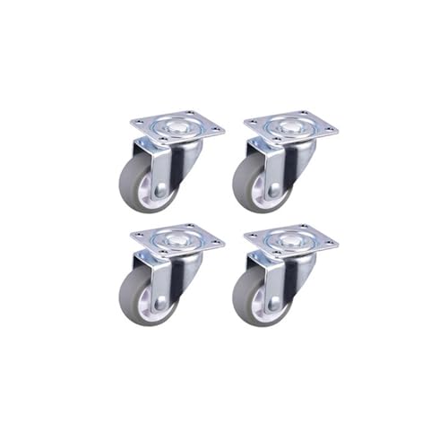 Roulettes pivotantes plates 2,5 cm en polypropylène pour moduler votre salon et table basse