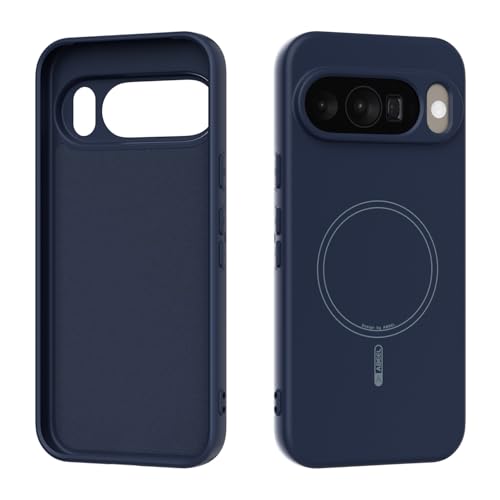 Coque magnétique Google Pixel 10 Pro haut de gamme en microfibre et silicone