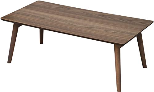 ワイエムワールド 折りたたみ テーブル 幅90cm スクエア アーバイン ブラウン 34-147