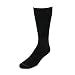 Extra Wide Sock Co. Mens Cotton Wide Dress Socks (Big & Tall Available), Large, Black