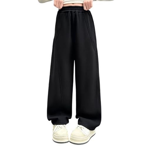 Girls Casual Jogger Pants Kids Athletic Sweatpants Loose Fit Joggers with Pocket Baggy Sweatpants for Teen Girls