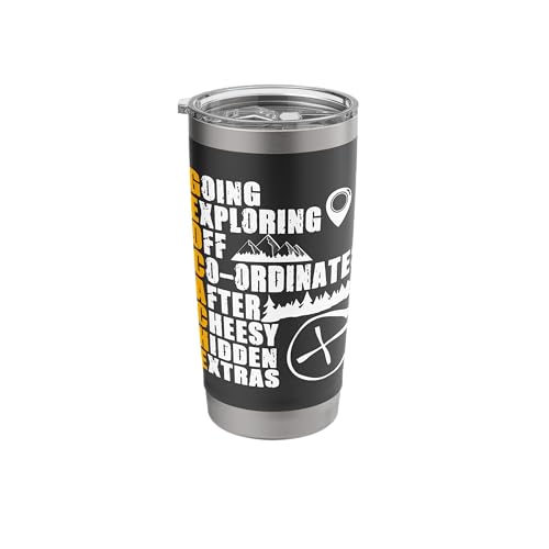Geocache Definition Treasure Geocaching Geocacher Stainless Steel Insulated Tumbler