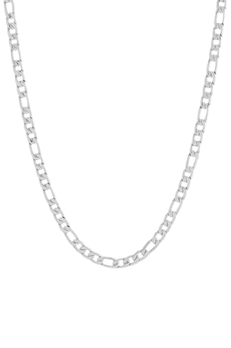 Collier chaîne homme Figaro plaqué argent pour parfaire votre style au quotidien