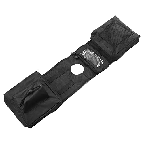 QUARKZMAN ATV Serbatoio Sella Stoccaggio Borsa Telefono Borsa Tasca Borsa con Cerniera Nero