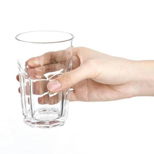 Olympia Resilient Orleans Hi Ball Glasses 310ml (12 Pack) - Ideal for Water, Juice, and Soft Drinks in Homes or Restaurants, Dishwasher Safe - Image 2