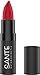 SANTE Naturkosmetik Matte Lipstick 07 Kiss-Me Red, Lippenstift, Matt-Effekt, Mit Bio-Kakaobutter, Intensive Farbpigmentierung, 4,5g