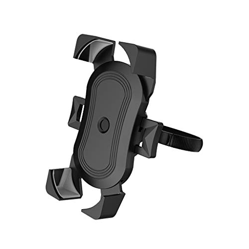 VEZARON New 2020 Bicycle & Motorcycle Phone Mount - The Most Secure & Reliable Bike Phone Holder for Any Smartphone. Stress-Resistant and Adjustable. to Safeness & Comfort (Black)