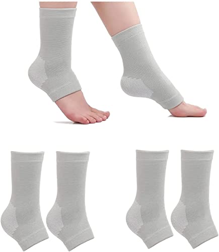 2 Pairs Bamboo Compression Socks,Bamboo Anti Fatigue Socks,Soothe Socks for Neuropathy Pain Relief At Bedtime,Plantar Fasciitis Arch Support Socks for Women and Men Cover