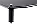 Monolith 124795 Amplifier/Component Stand, 23.8 x 16.7 x 4.7 Compatible with Bose, Polk, Sony, Yamaha, Pioneer & Others, Black