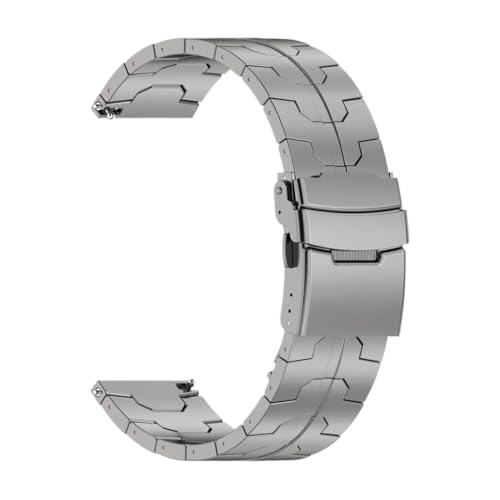 Bracelet montre titane 22mm compatible Huawei Watch GT4 46mm et Amazfit GTR 4 Business