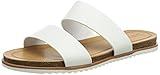 pantoletten hoch Gepolsterte Decksohle ESPRIT Pantolette mit Riemen in Lederoptik