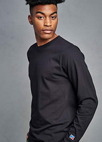 Image of Russell Athletic Men's Basic Cotton Long-Sleeve T-Shirt