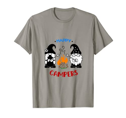 Happy Camper - Divertido camping a juego Camiseta