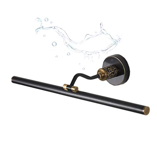 Applique Murale Salle De Bain Lampe De Miroir LED ACHNC 60cm - Applique Murale En Bois - Lumière Maquillage 4000K Réglable - Étanche Aux éclaboussures