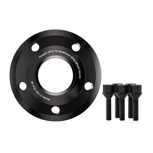 Entretoise de roue forgée noire 5x112 pour Classe E, élargisseur de voie en aluminium haute densité