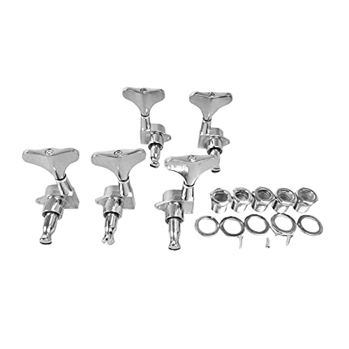 MAOFANG 1SET 2L3R Sintonizadores de bajo sellada Sintonizadores Tweys Pegs 5 String Bass Machine Heads Kit Dropshipping Cover