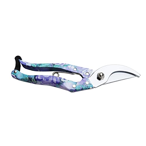 Pruning Cutting Porcelain Flower Scissor Clip Trim (Blue Flower) #TOP1
