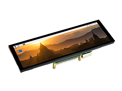 The display orientation is portrait by default, 400×1280 resolution (H×V). Change the software config for landscape display.