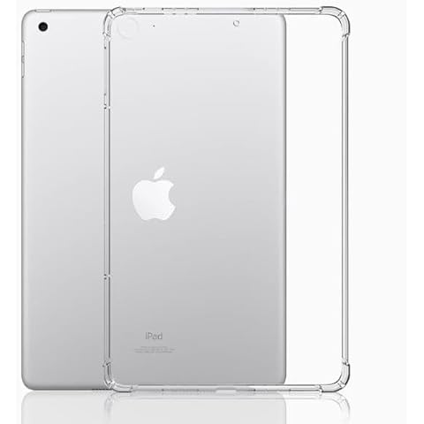 Clear Case for iPad 9th Generation 2021, 10.2 inch iPad Case with Pencil Holder, Smart Stand Protective Clear Case Cover for iPad Case 9th/8th/7th Cover