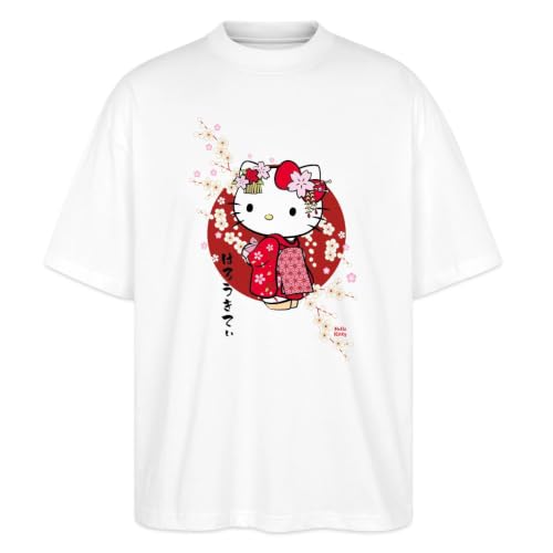 T-shirt Hello Kitty kimono fleurs oversize fini les vêtements inconfortables et sans style