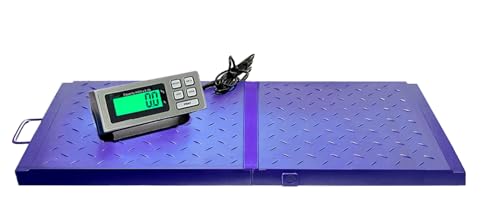 Tree LC-VS 400 Veterinary Scale, 400 LB Capacity, 0.1 LB Accuracy, Heavy-Duty Digital Livestock Weighing Scale with Anti-Slip Base and LCD Display