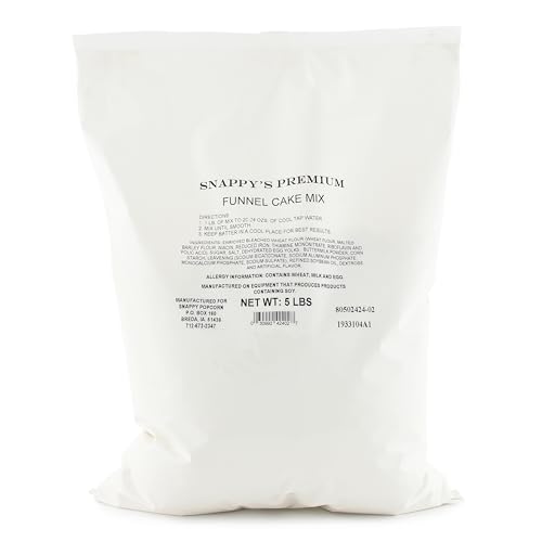 Snappy Premium Funnel Cake Mix, 5 Pound Bag