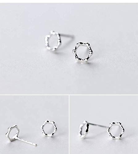 Boucles d'oreilles bijoux de mode pour femmes style littéraire hexagonal - 6